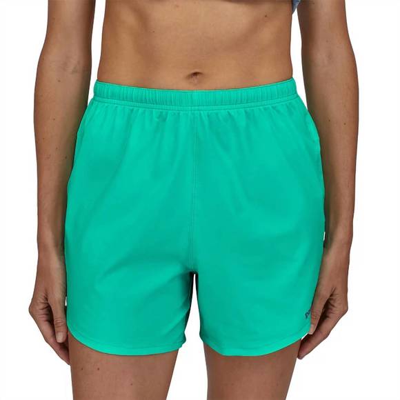 NEW PATAGONIA women's trailfarer running shorts - 4½" inseam in fresh teal - Picture 1 of 3